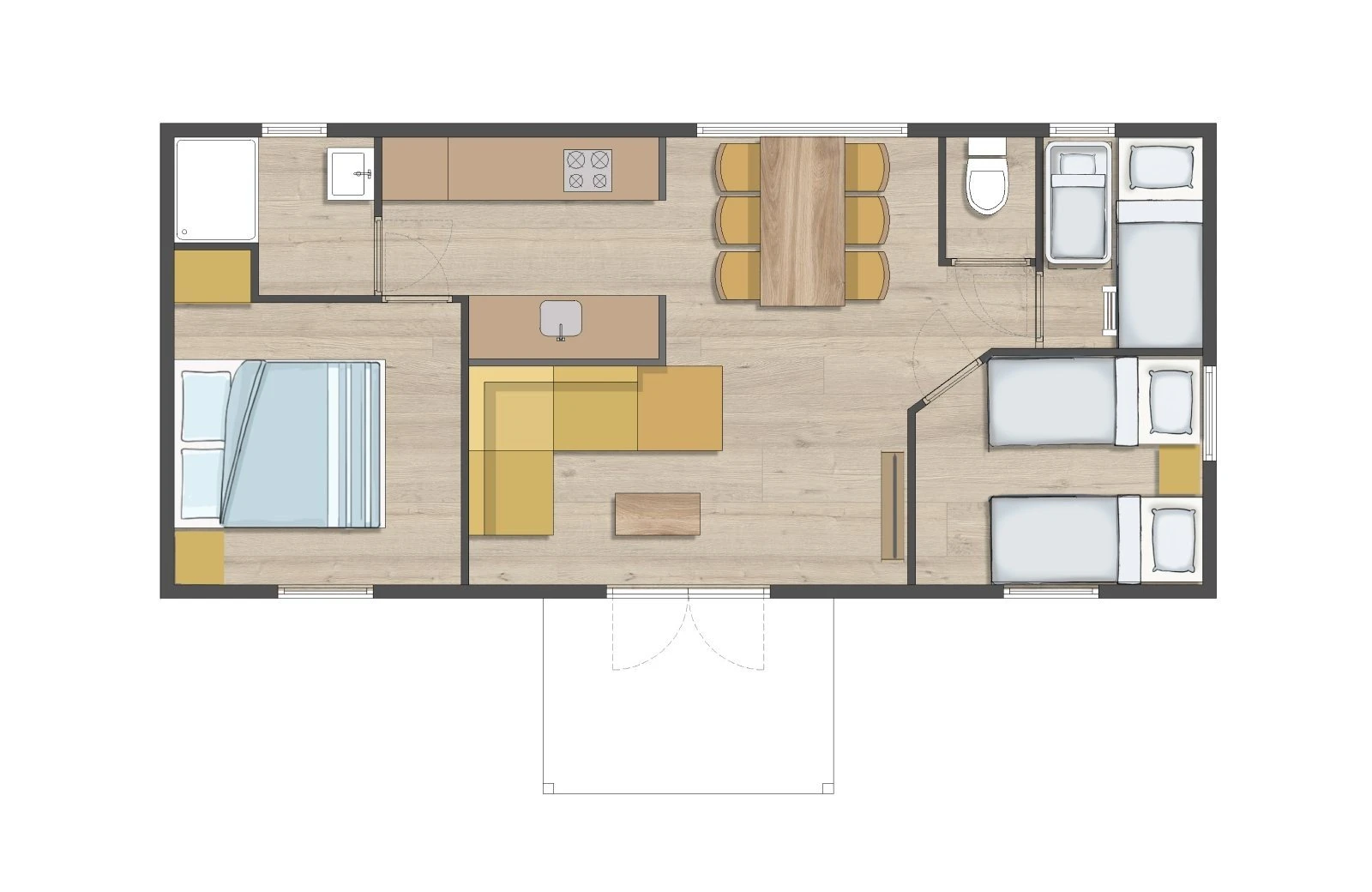 Charlies duinhuis plattegrond De Tovertuin