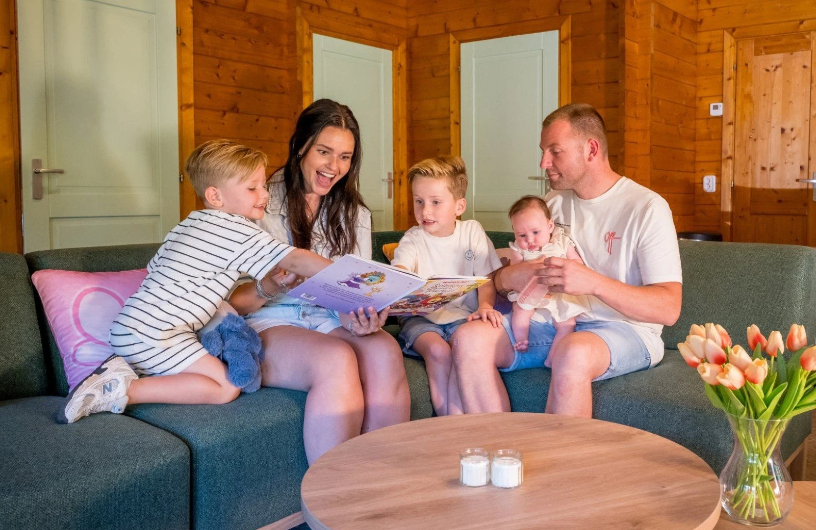Familie resort de tovertuin molletjes boshut 6 personen