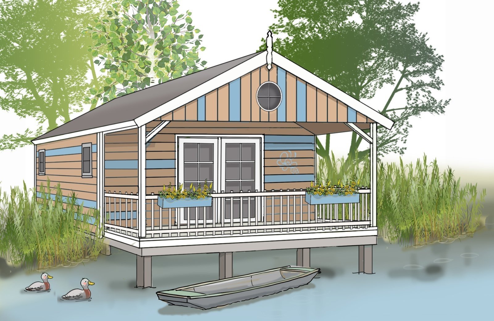 Vlindertjes Venhuis – 5 Personen