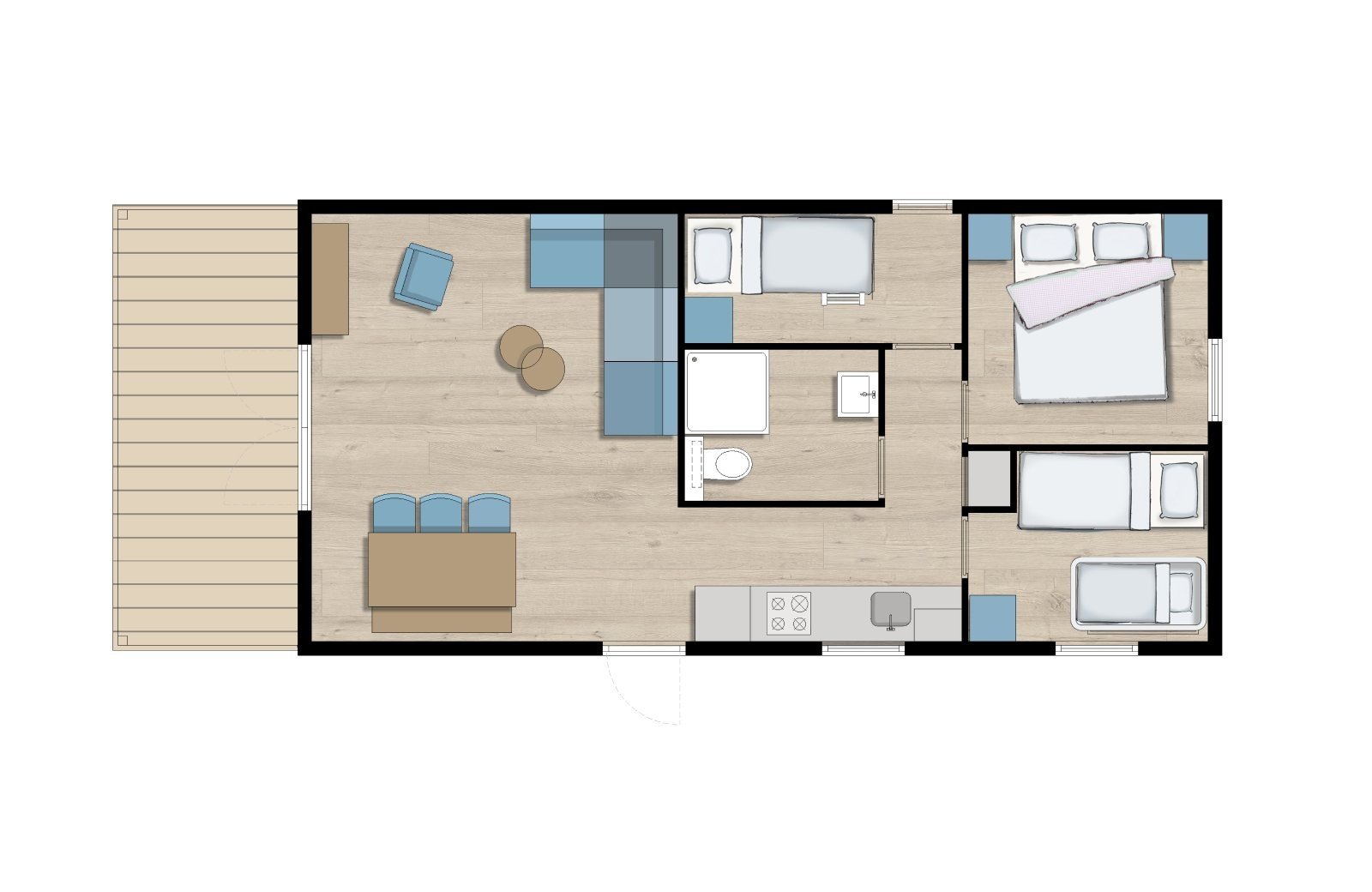 Vlindertjes venhuis plattegrond De Tovertuin