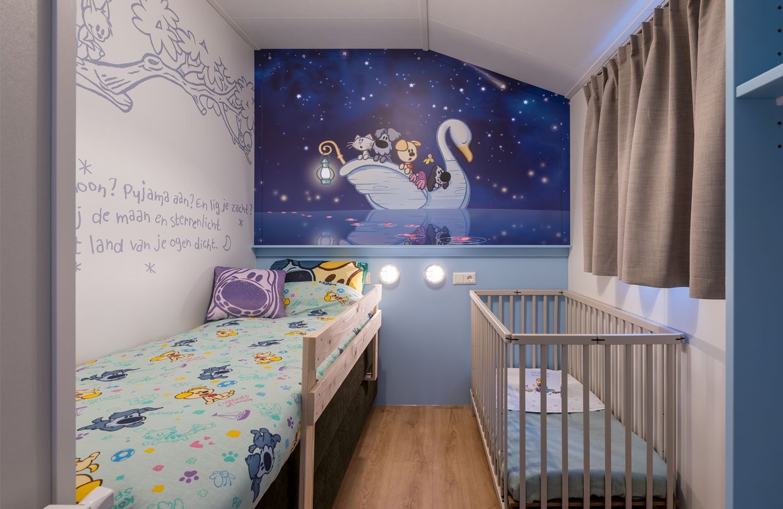 Vlindertjes venhuis slaapkamer kinderen