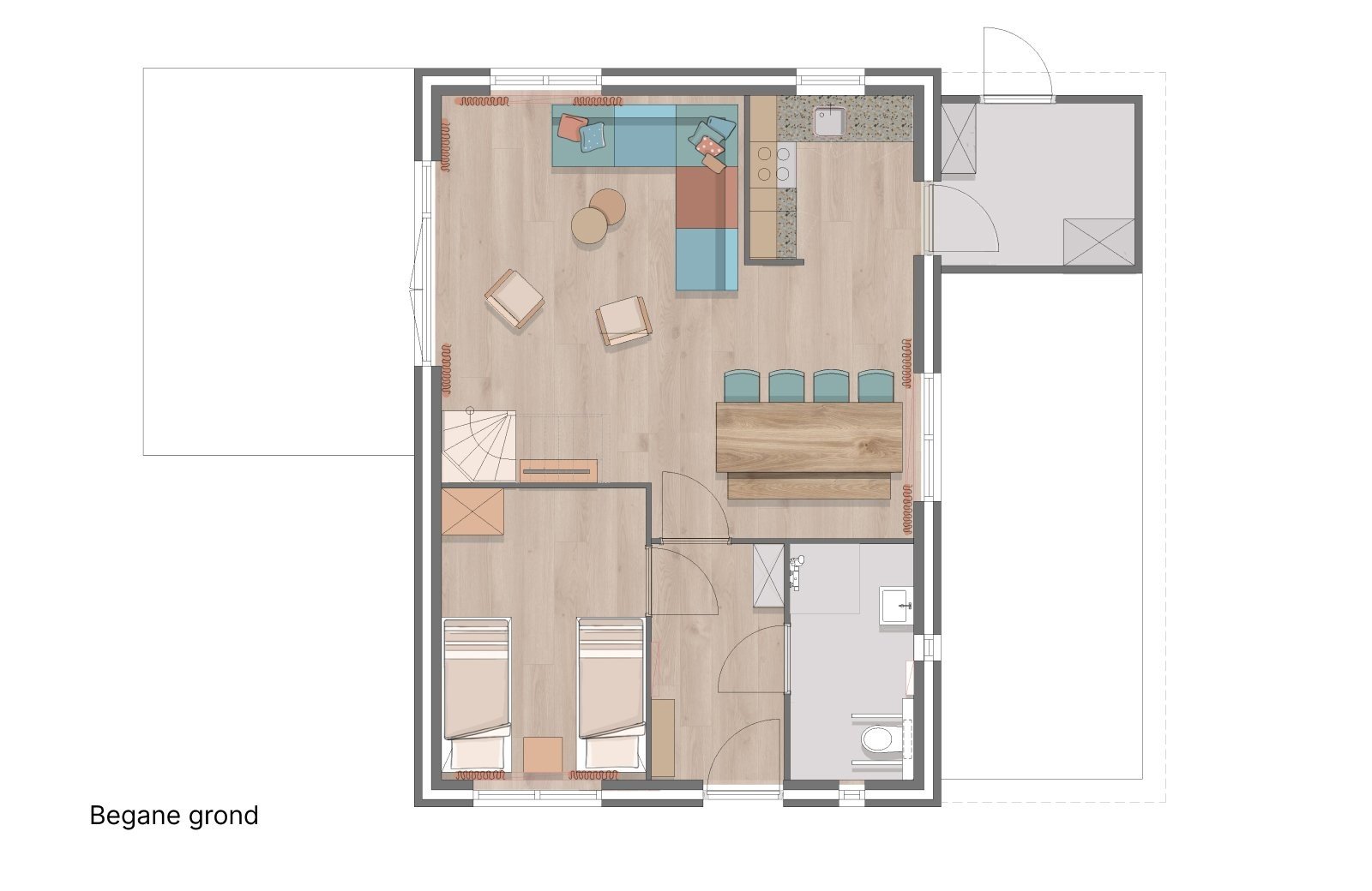 Woezel & Pip villa begane grond miva De Tovertuin